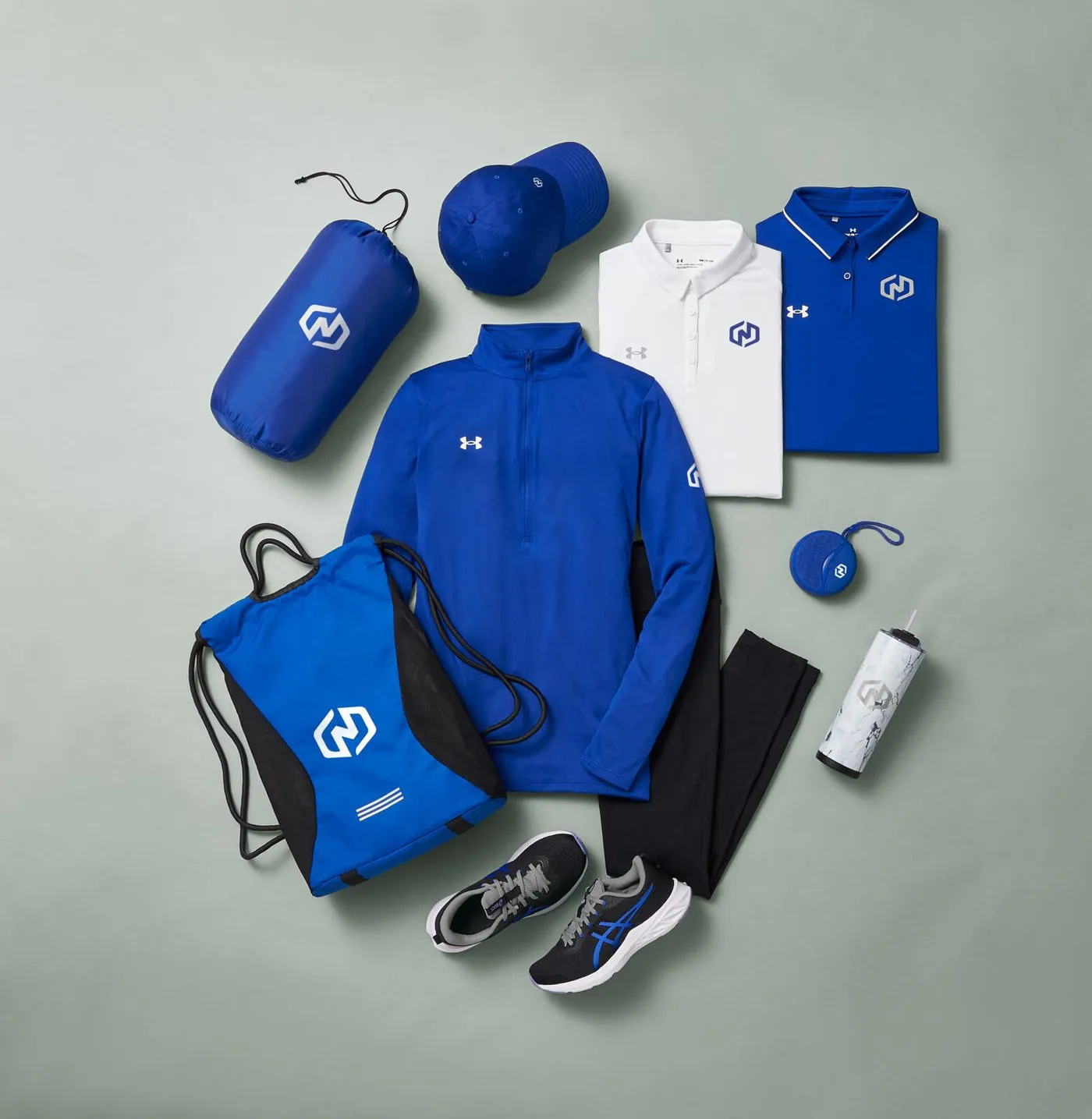 Branded apparel and accessory kit